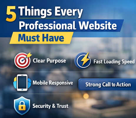 5 Essential Elements Every Professional Website Must Have